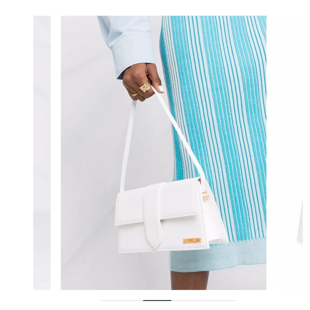 Jacquemus women white Le Bambino Long shoulder bag - Picture 3 of 15